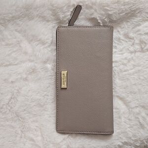 Kate Spade Grey/Taupe Leather Wallet